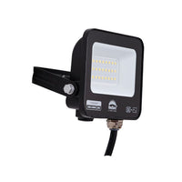 Radiant black floodlight, front view