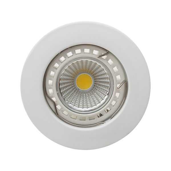 Eurolux white downlight, front view