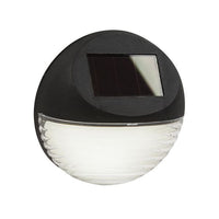 Eurolux black garden light, front view