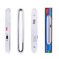 Close-up detail of the Eurolux white emergency light