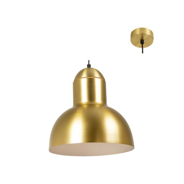 Eurolux gold pendant light, front view