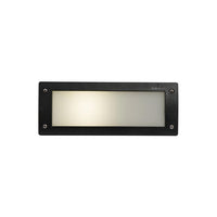 Eurolux black wall light, front view