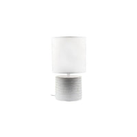 Close-up detail of the Eurolux grey table lamp