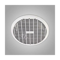 Radiant ceiling fan shown in its packaging