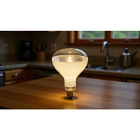 Eurolux globe installed and lit