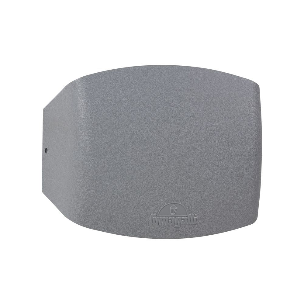 Eurolux grey wall light, front view