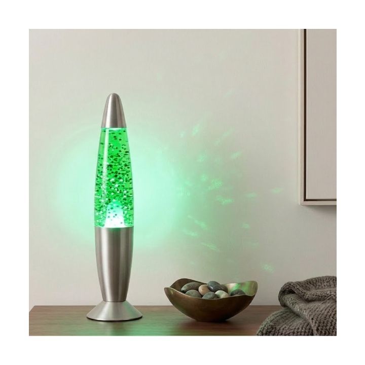 Eurolux clear/silver night light, front view