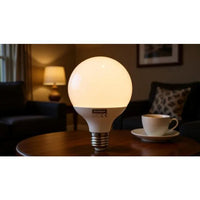 Eurolux LED globe installed and lit
