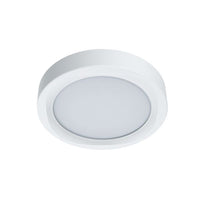Eurolux white ceiling light, front view