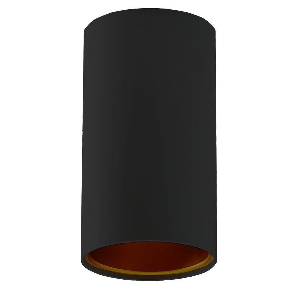 Eurolux sand black downlight, front view