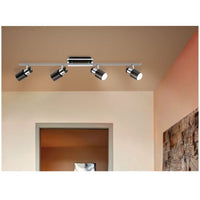 Eurolux spotlight installed and lit