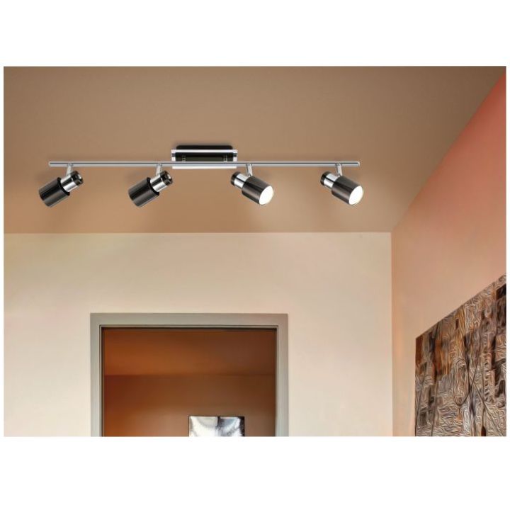 Eurolux spotlight installed and lit