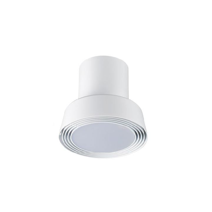 Eurolux white extractor fan installed and lit