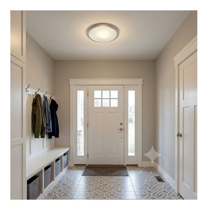 Close-up detail of the Eurolux ceiling light