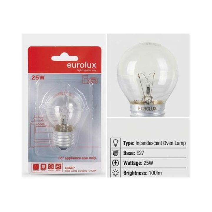 Eurolux globe shown in its packaging