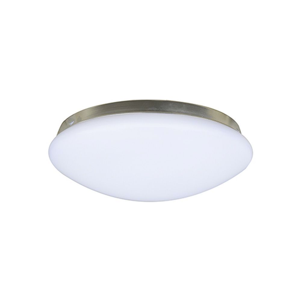 Radiant white ceiling light, front view