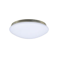 Radiant white ceiling light, front view
