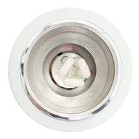 Eurolux white downlight, front view