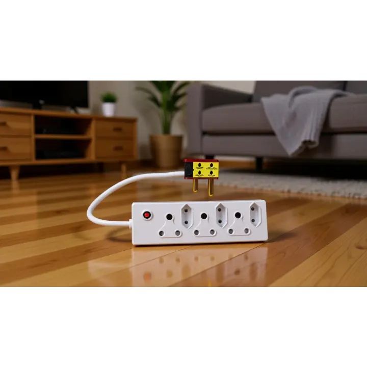 Eurolux extension cord shown in its packaging