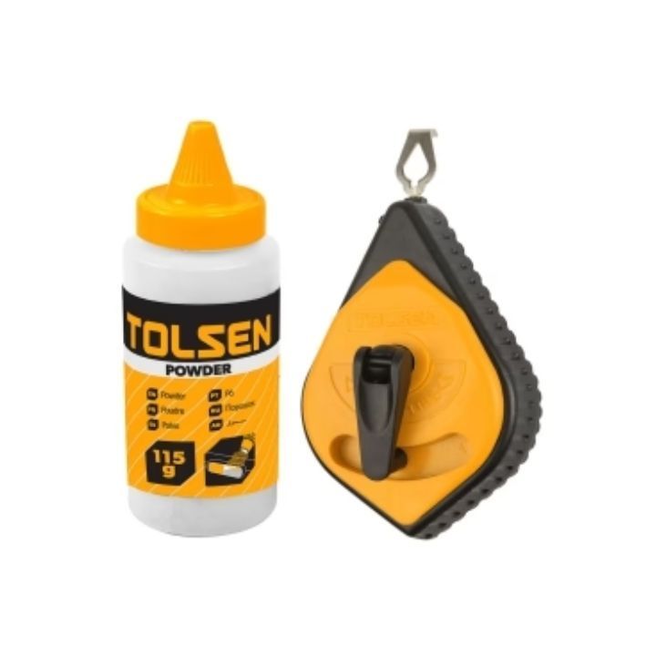 Close-up detail of the Tolsen spirit level