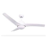 Radiant ceiling fan, front view