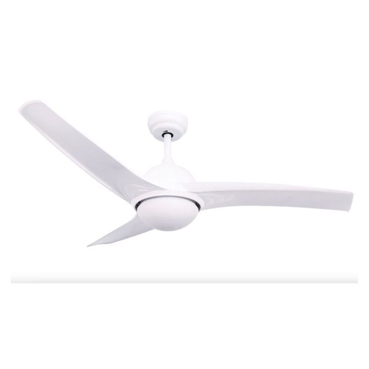 Radiant ceiling fan, front view