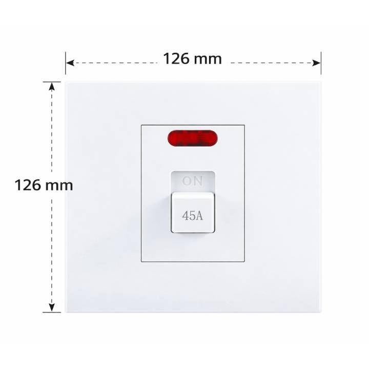 Eurolux electrical switche shown in its packaging