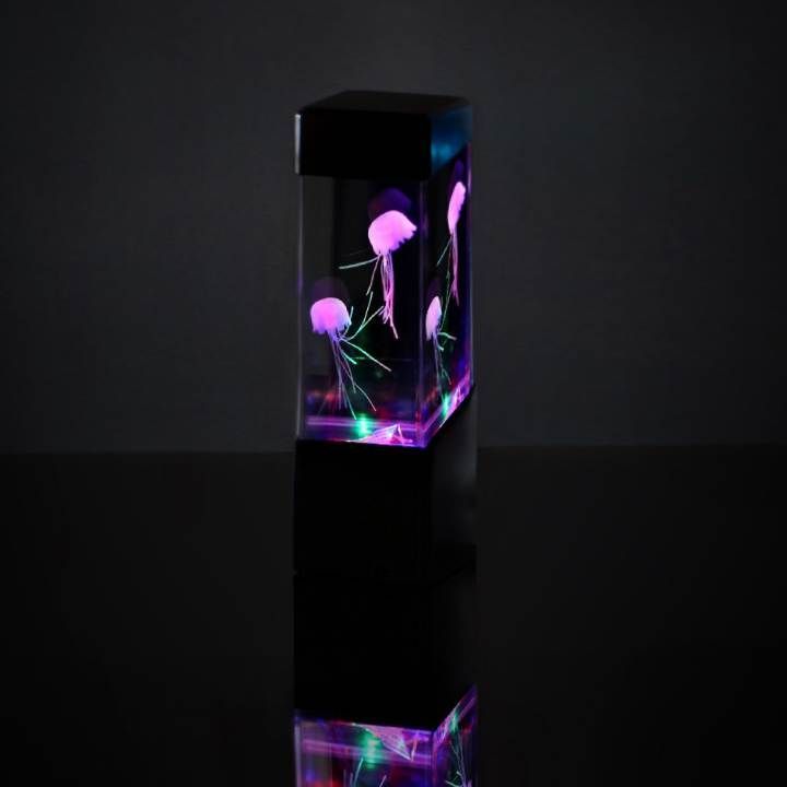 Eurolux black night light shown in its packaging