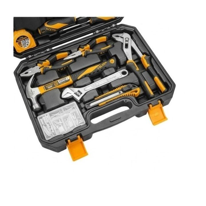 Close-up detail of the Tolsen tool set