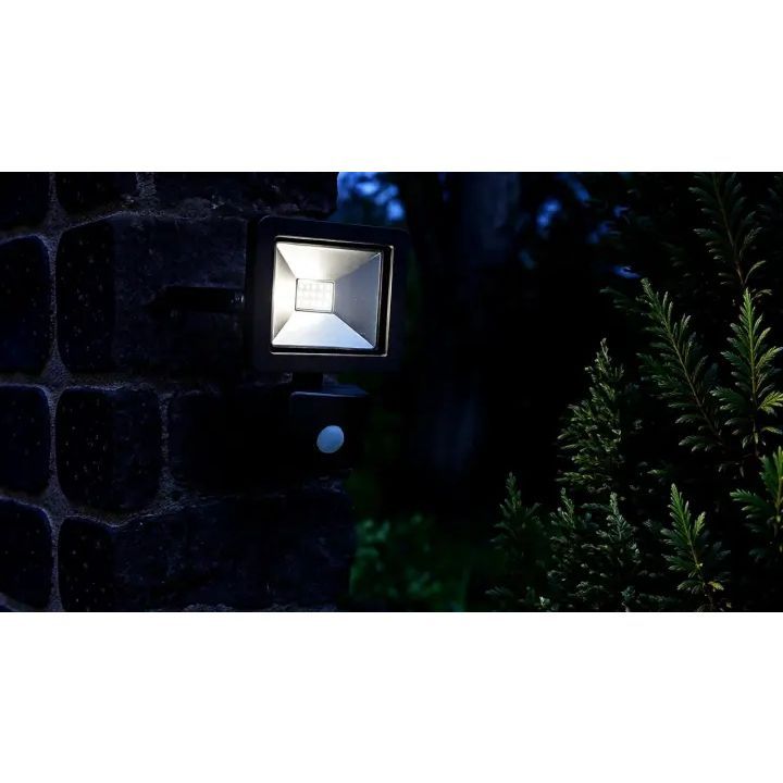 Eurolux floodlight installed and lit