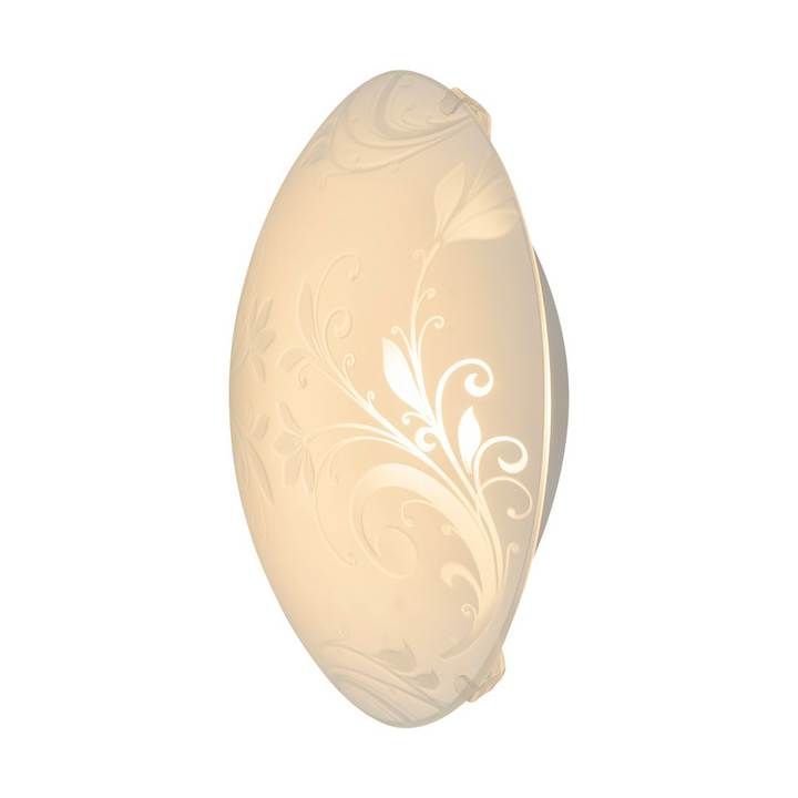 Eurolux white ceiling light shown in its packaging