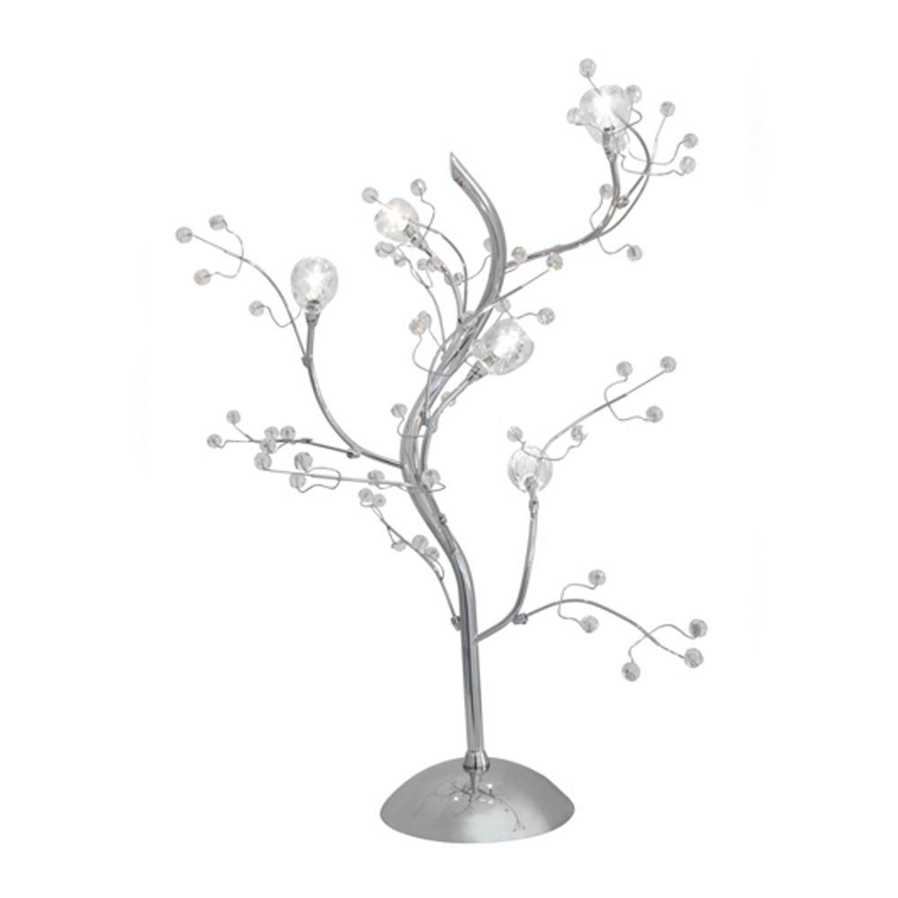 Eurolux chrome table lamp, front view