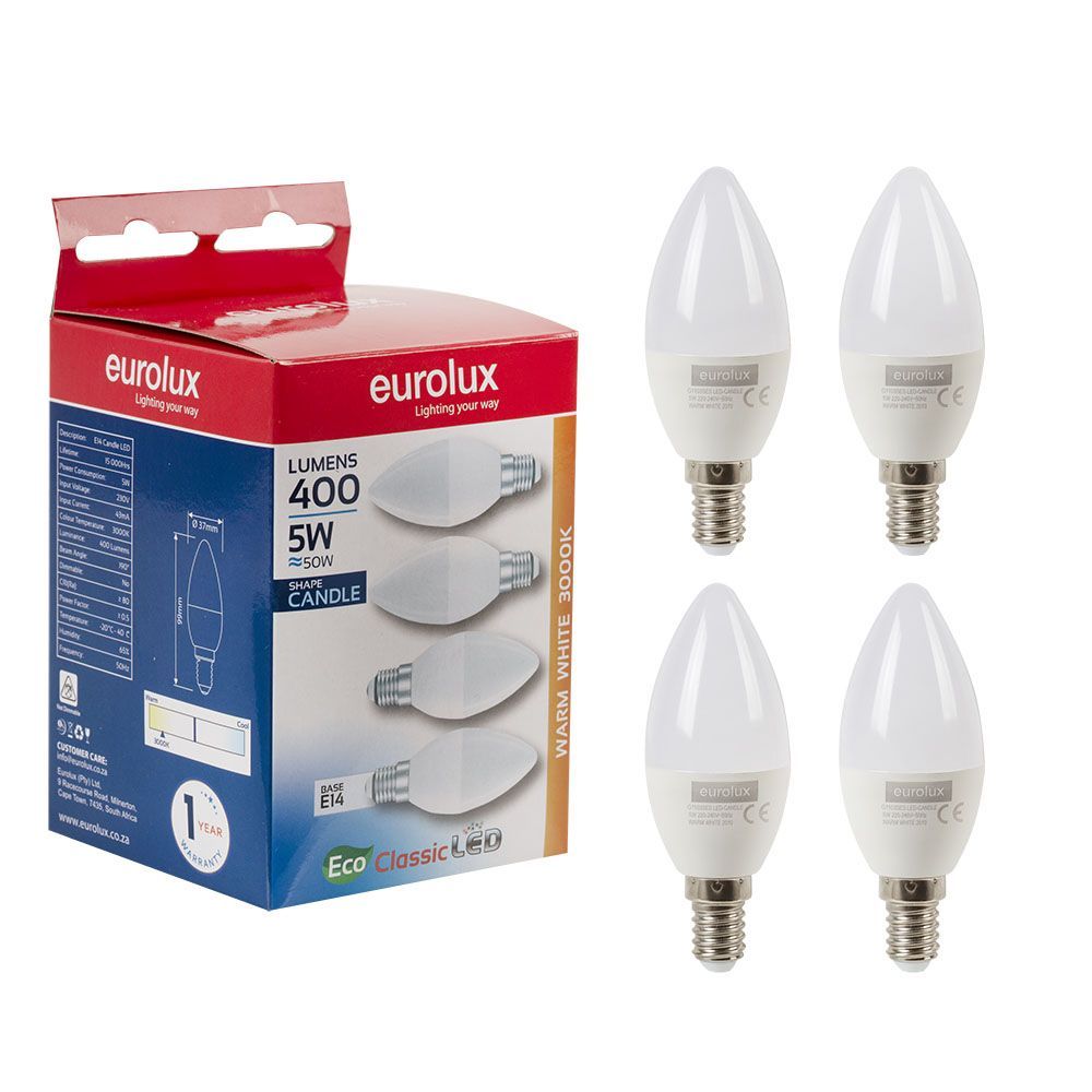 Eurolux LED globe, front view
