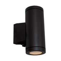 Eurolux black downlight, front view