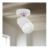 Radiant white downlight installed and lit