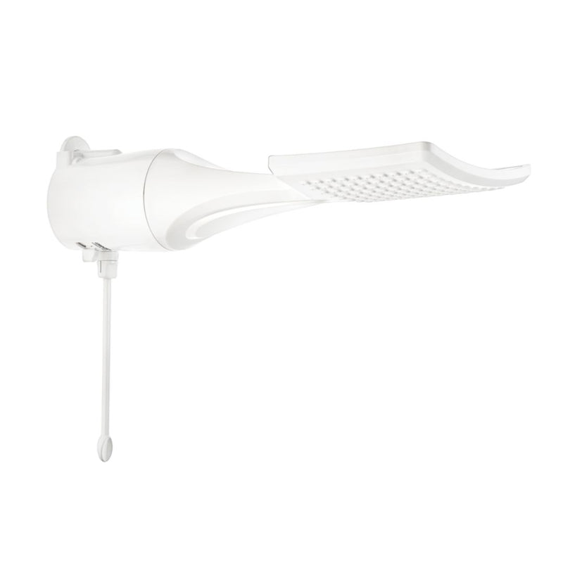 Lorenzetti white thermoplastic plumbing, front view