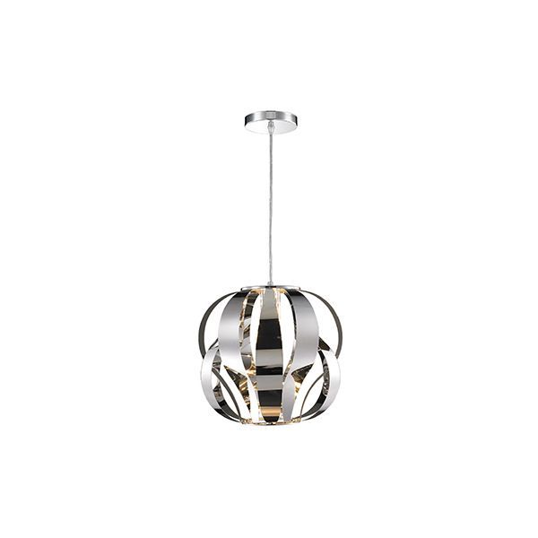 Radiant pendant light, front view