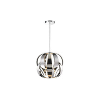 Radiant pendant light, front view
