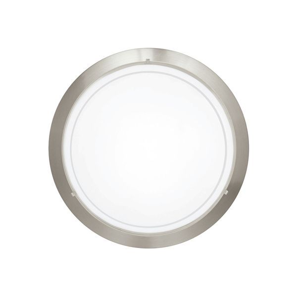 Eurolux satin chrome floodlight, front view