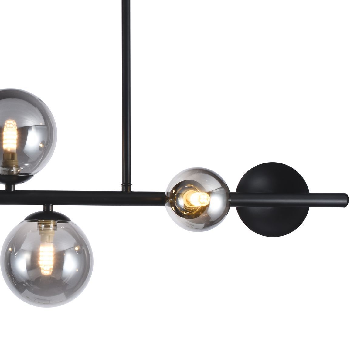 Eurolux black pendant light shown in its packaging