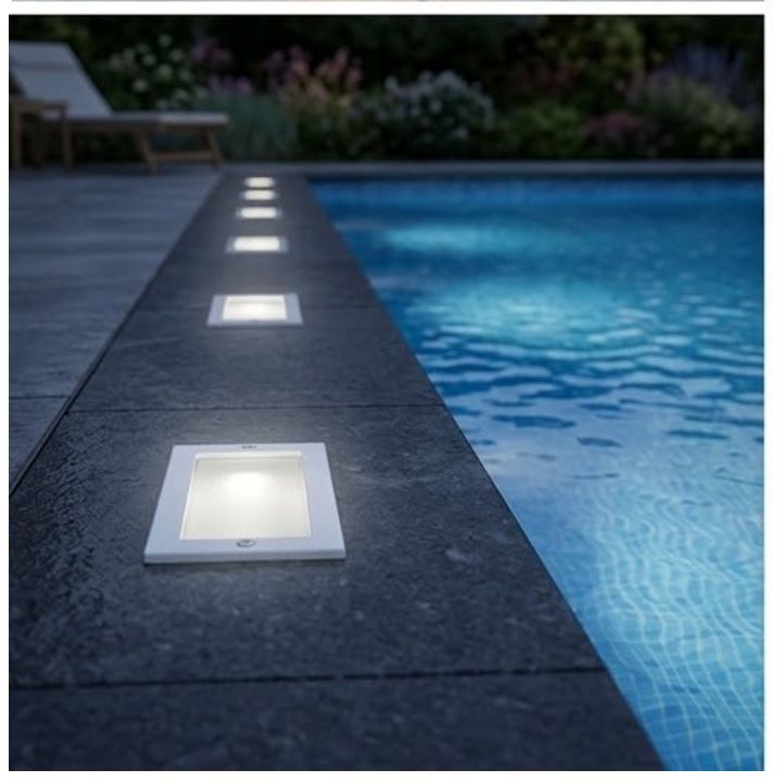 Close-up detail of the Eurolux ground light