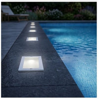 Close-up detail of the Eurolux ground light