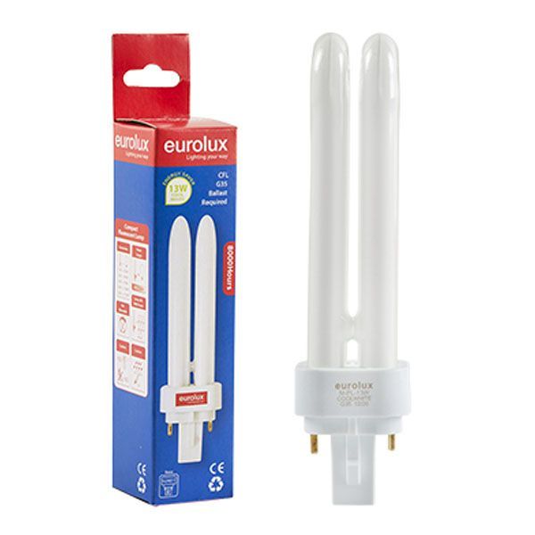 Eurolux CFL globe, front view