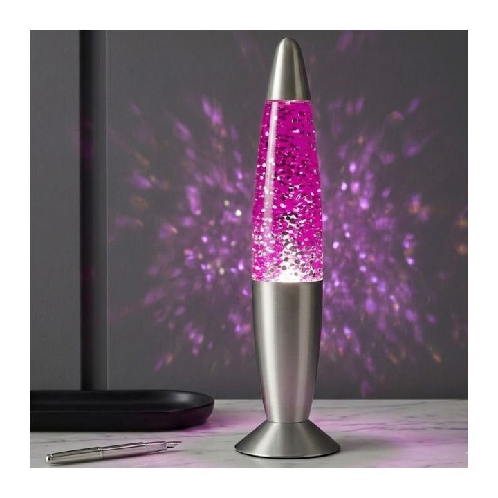Eurolux clear/silver night light, front view
