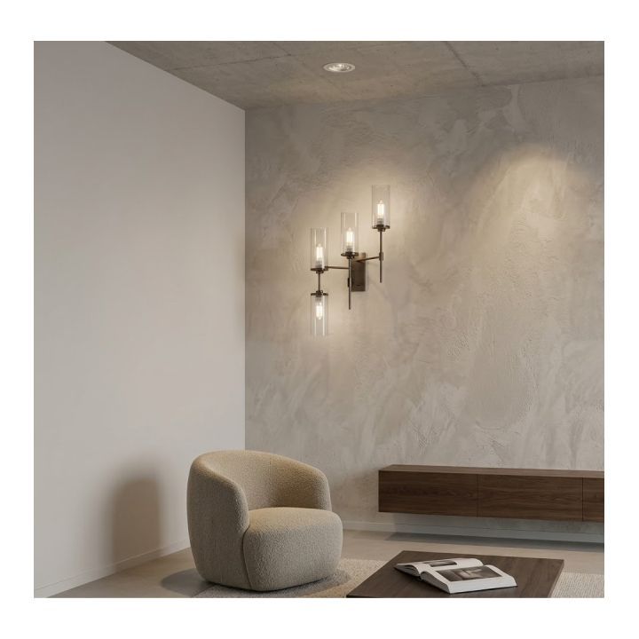 Eurolux CFL globe installed and lit