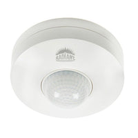 Radiant white lighting timer, front view