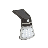 Eurolux black wall light, front view
