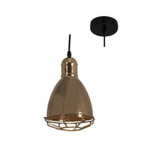 Eurolux black pendant light, front view