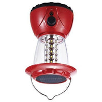 Close-up detail of the Eurolux red emergency light