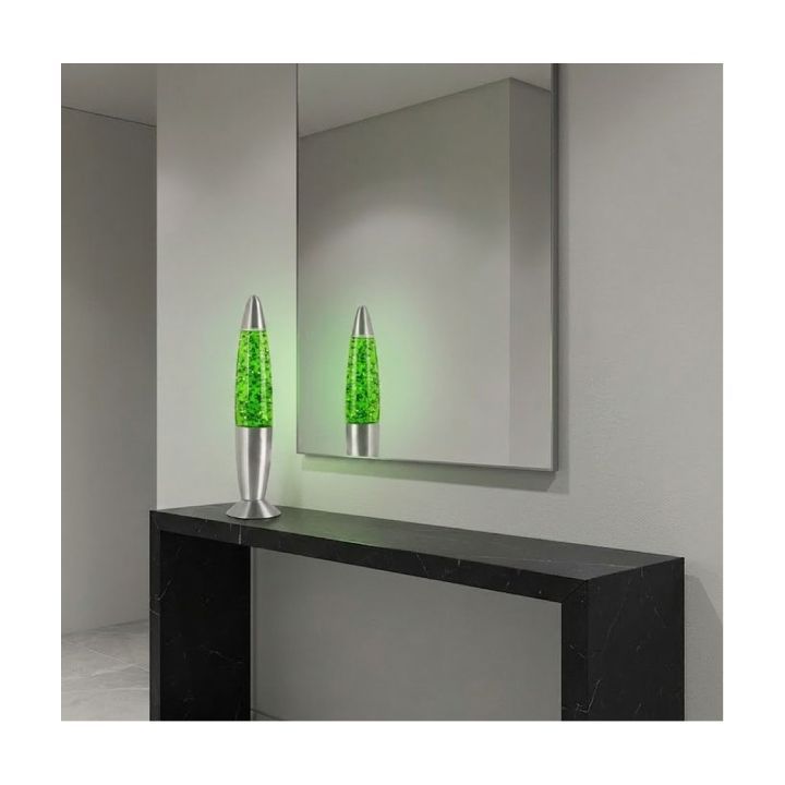Eurolux clear/silver night light, front view